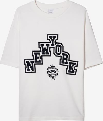 Bershka Paita värissä musta / valkoinen, Tuotenäkymä