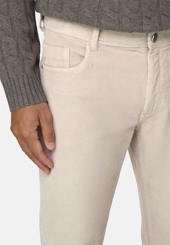 Boggi Milano Slim fit Jeans in Brown: front