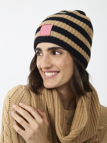 CODELLO Beanie in Beige: front