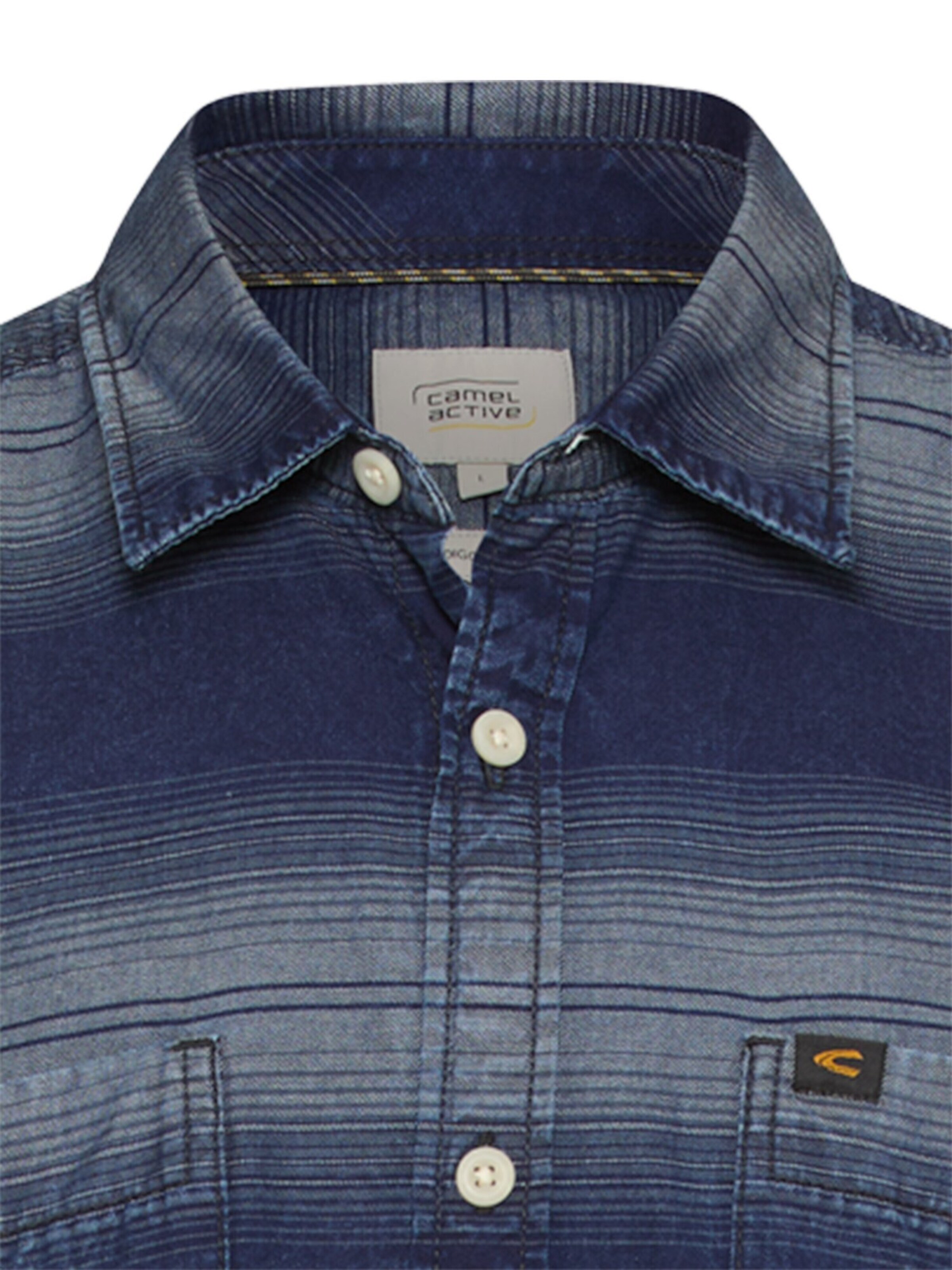CAMEL ACTIVE Regular fit Button Up Shirt in Blue