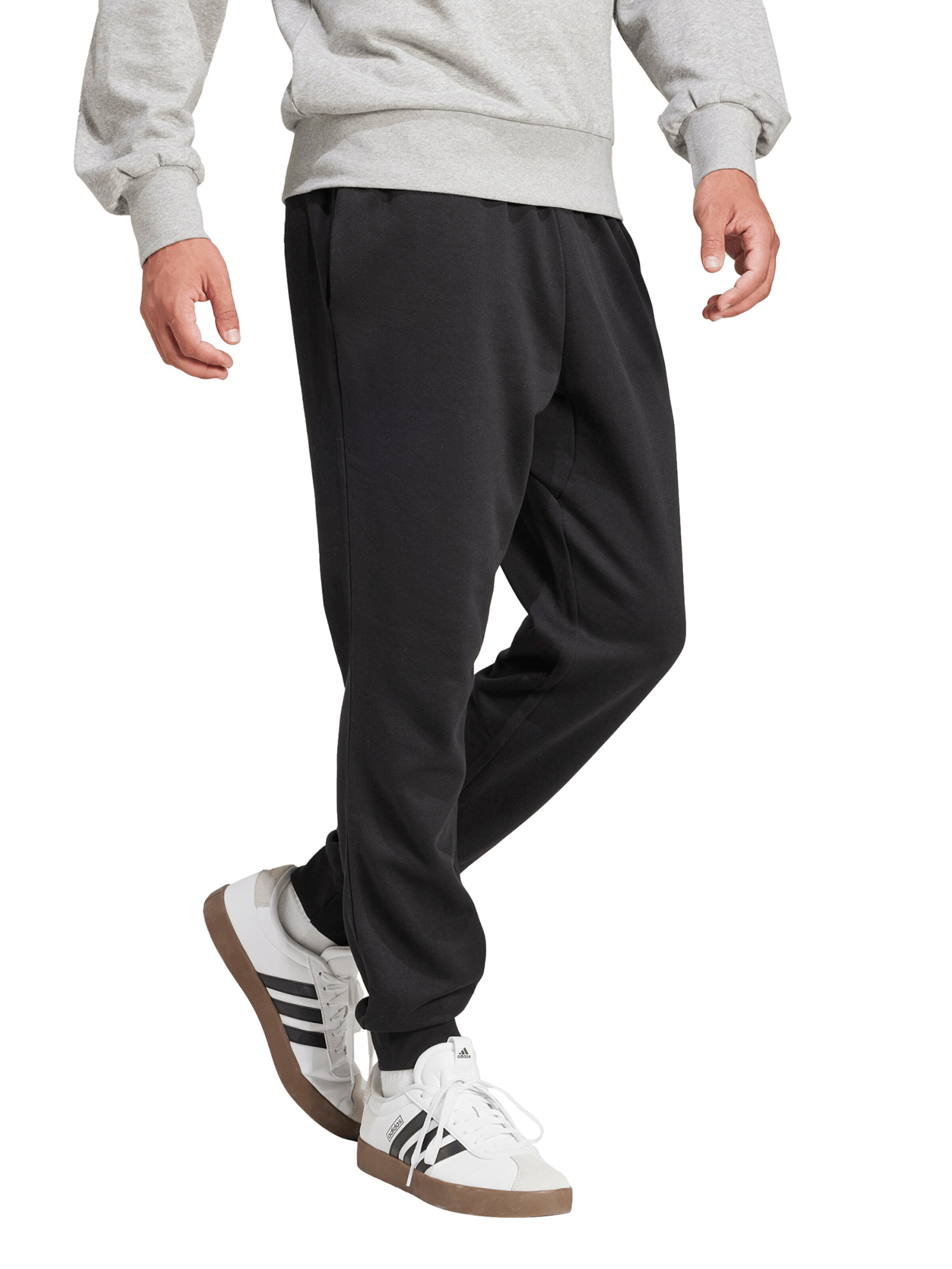ADIDAS SPORTSWEAR Конический (Tapered) Спортивные штаны 'FEELCOZY' в Черный