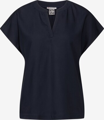 STREET ONE Blouse in Blauw: voorkant