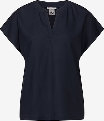 STREET ONE - Blusa en azul: frente