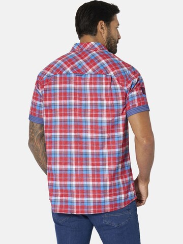 Jan Vanderstorm Comfort fit Button Up Shirt 'Haaker' in Red