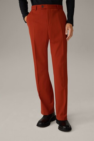STRELLSON Pleated Pants in Orange: front