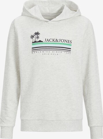 Jack & Jones Junior Sweatshirt i hvid: forside
