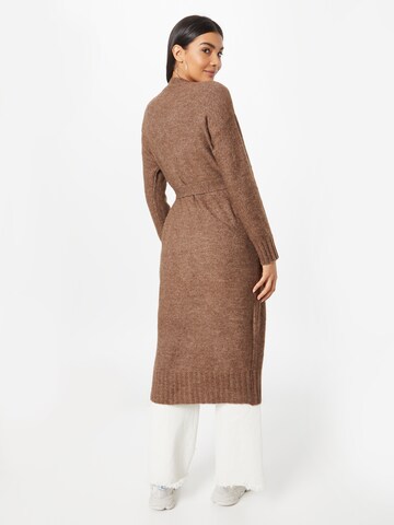 Aware Knitted Coat 'ADLENE' in Brown
