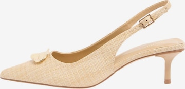 Friends Like These Slingback pumps i guld: framsida