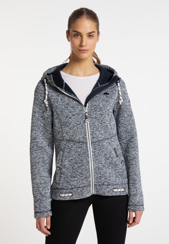 Schmuddelwedda Fleece Jacket in Grey: front