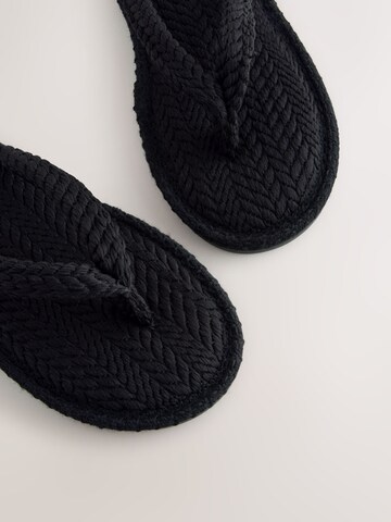 Next T-bar sandals in Black