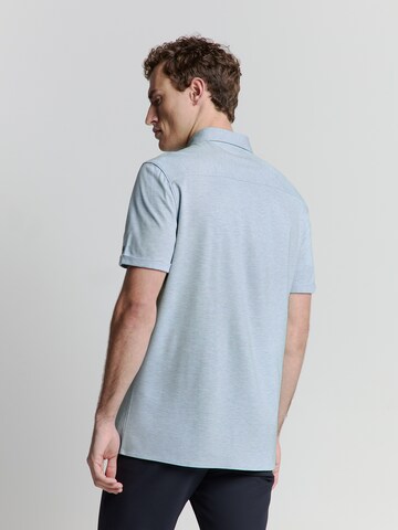 No Excess Regular fit Overhemd in Blauw
