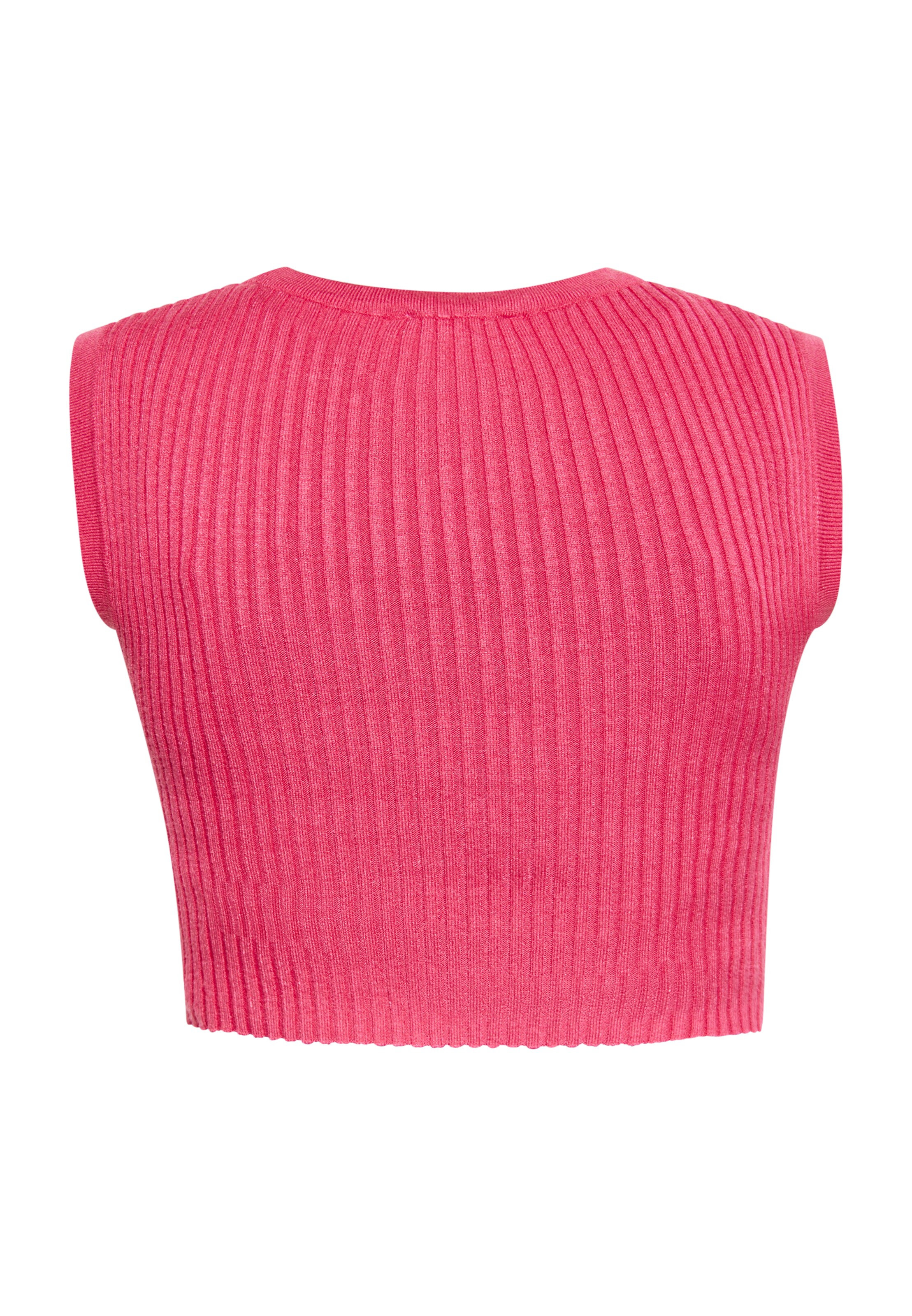 MYMO Kootud topp, värv roosa