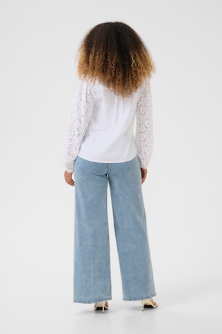 Cream Blouse 'Liselin' in Wit