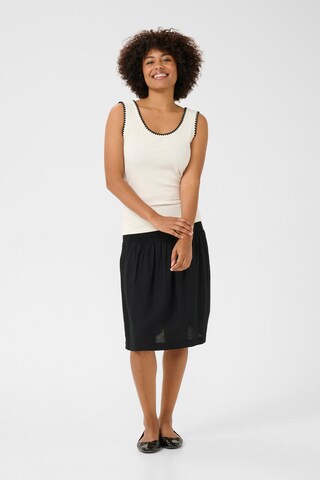 Haut 'CRRibba' Cream en blanc