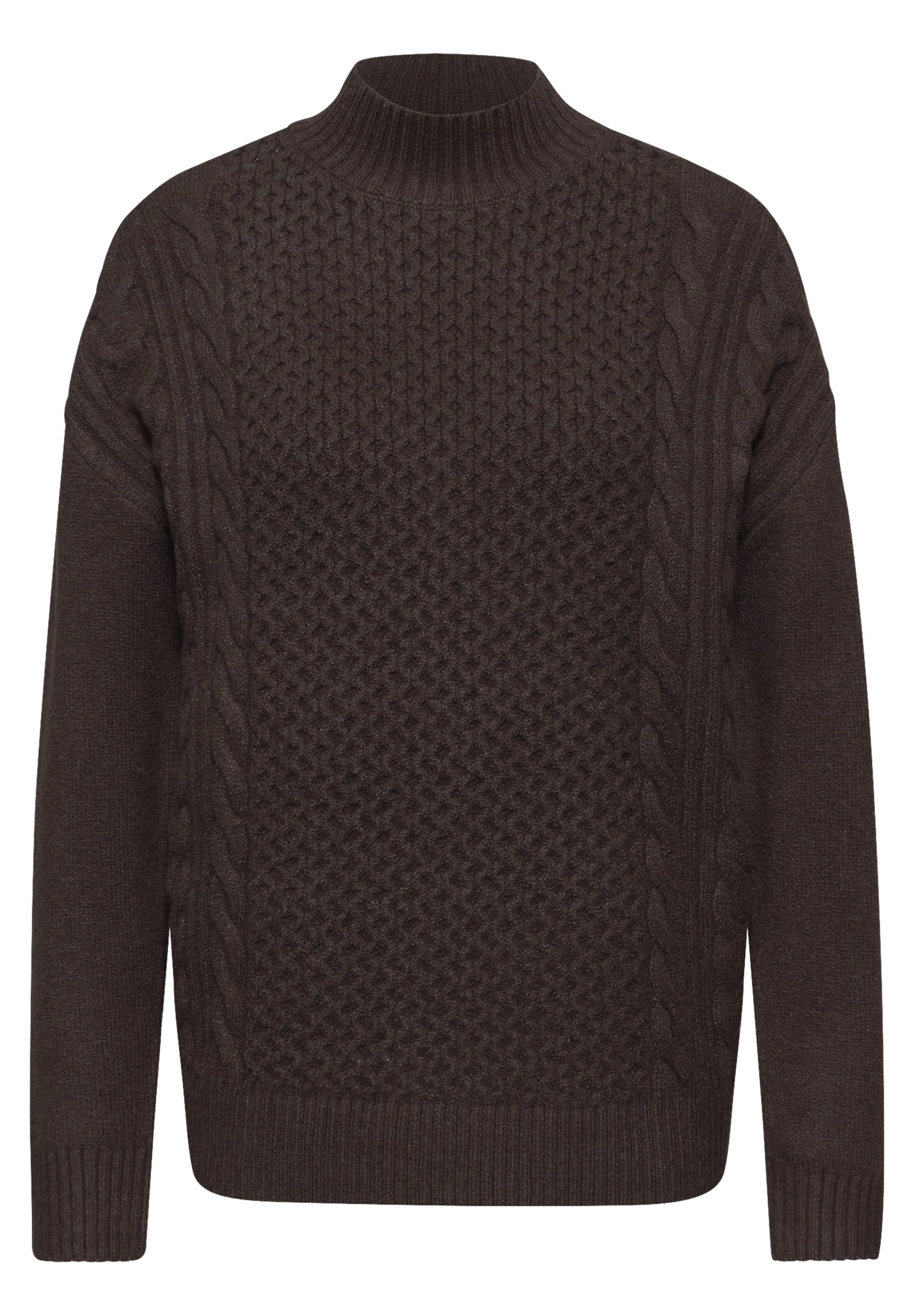 STREET ONE Sweater in Brown: front