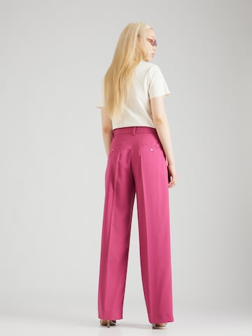Weekend Max Mara Zvonové kalhoty Kalhoty s puky 'VISIVO' – pink