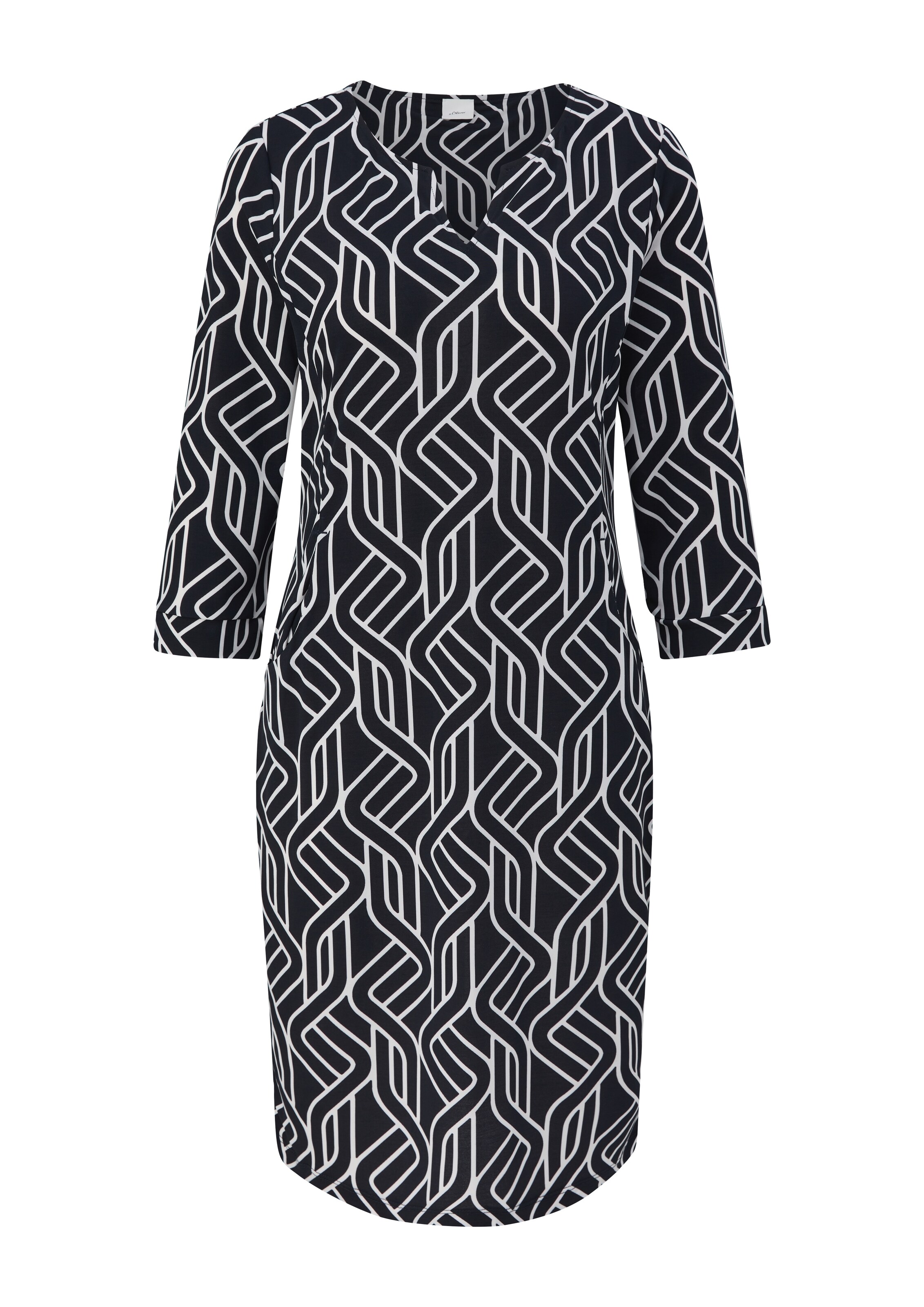 Robe s.Oliver BLACK LABEL en bleu : devant