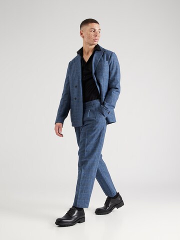 SCOTCH & SODA Tapered Bandplooibroek 'Seasonal' in Blauw