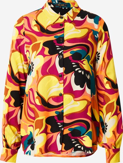 King Louie Blouse 'Maisie' in Lemon yellow / Orange / Magenta / Black, Item view