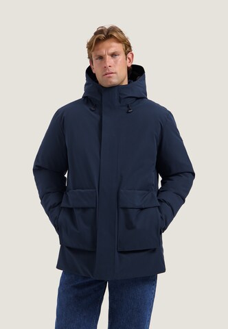 Giacca invernale di Dstrezzed in blu: frontale