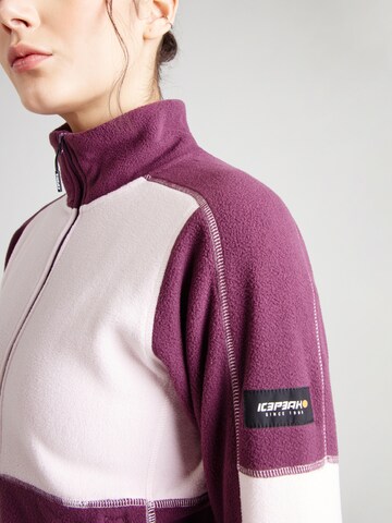 ICEPEAK Функциональная флисовая куртка 'CLEMONS' в Лиловый