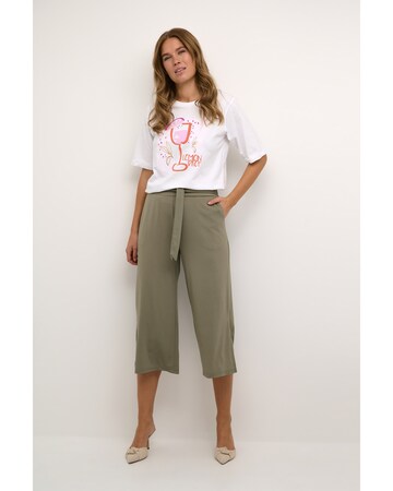 Wide Leg Pantalon 'Malli' Kaffe en gris