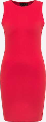 faina - Vestido em vermelho: frente