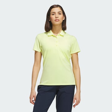 ADIDAS GOLF Performance shirt 'Ultimate365' in Yellow: front