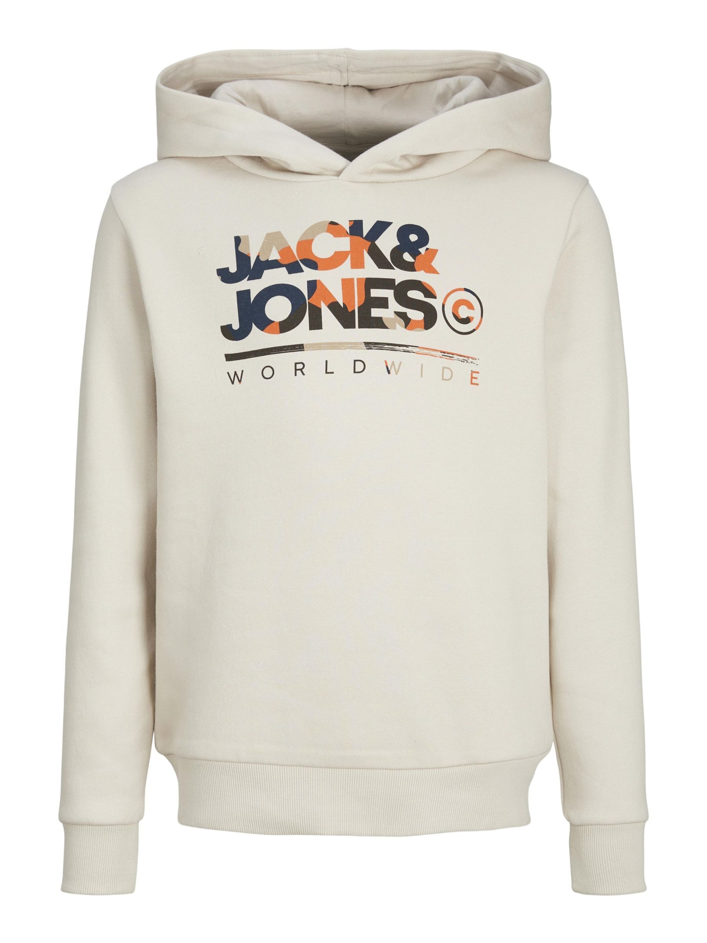 Jack & Jones Junior Tréning póló 'JJLuke' - szürke: elől