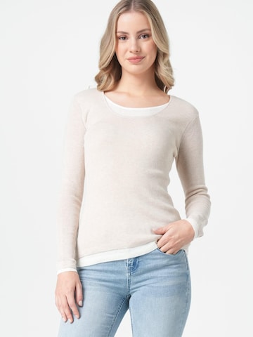 M.O.D MIRACLE OF DENIM - Sudadera en beige: frente