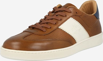 La Martina Platform trainers 'TODI' in Brown: front