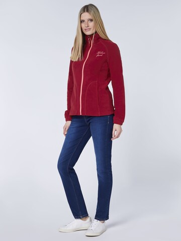 Oklahoma Jeans Fleecejacke in Rot