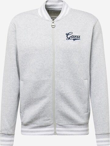 GUESS Sweatjacke in Grau: predná strana