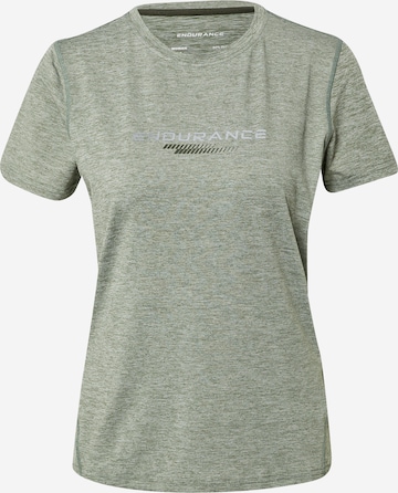 T-shirt fonctionnel 'Wange' ENDURANCE en vert : devant