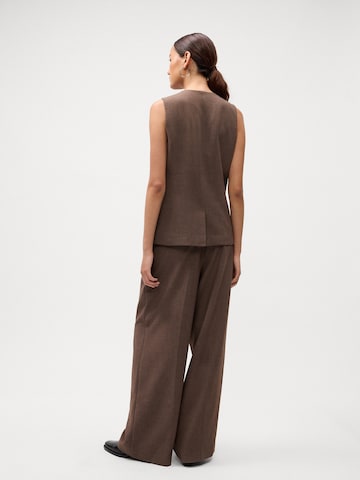 Gilet de costume 'Rosina Michelle' MSCH COPENHAGEN en marron