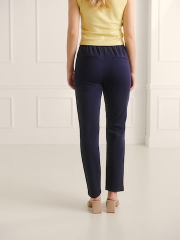 Guido Maria Kretschmer Women Slim fit Pants 'Caya' in Blue