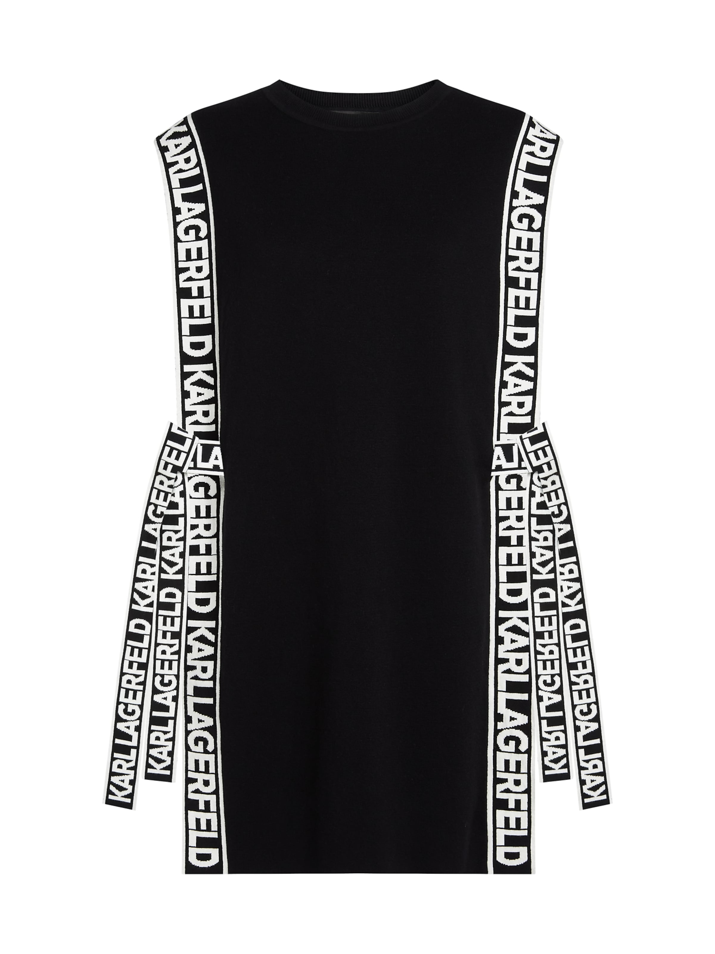 Karl Lagerfeld Μπλουζάκι σε μαύρο: μπροστά