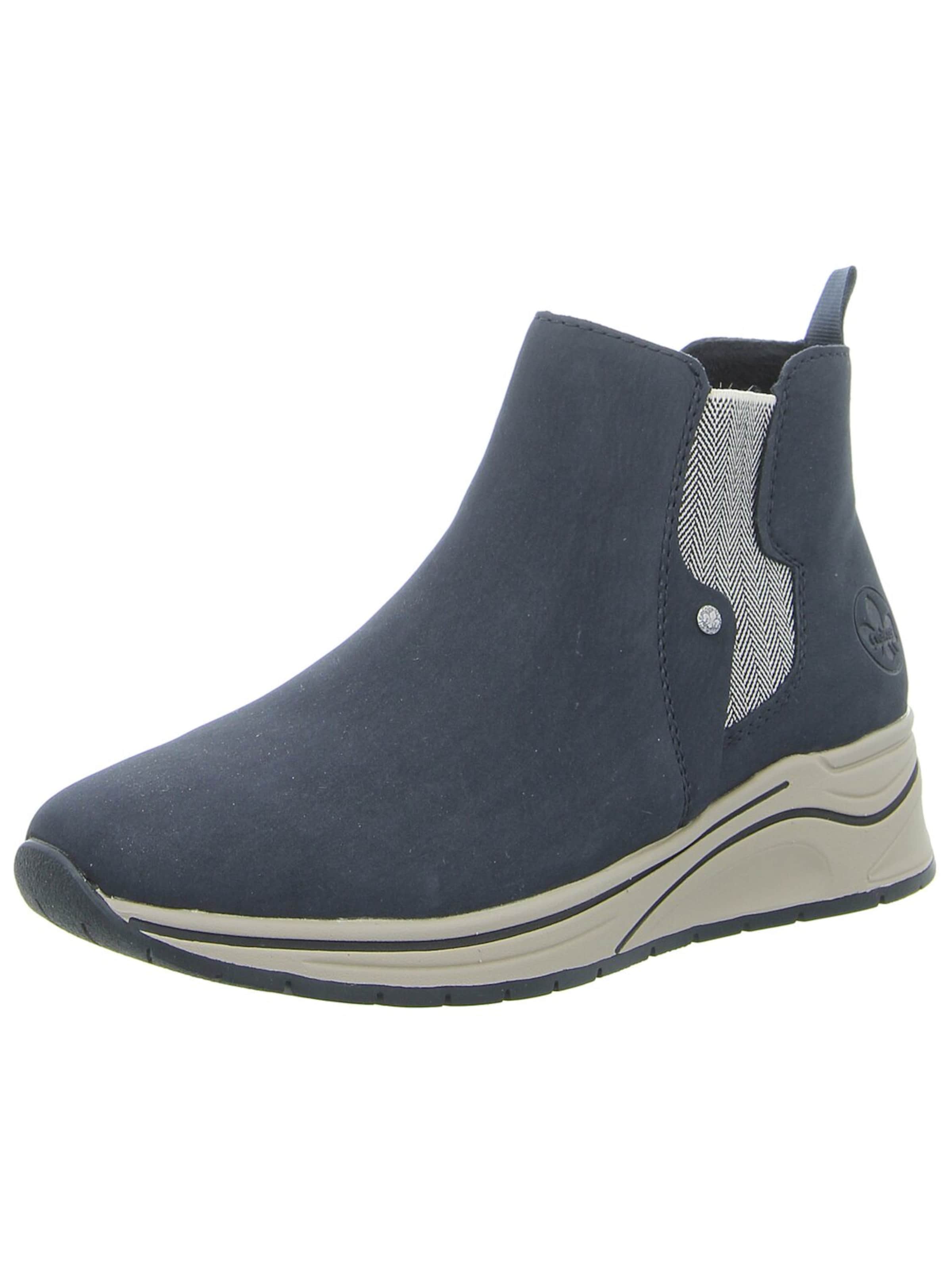 Rieker Bottines en 39 en bleu, Vue avec produit