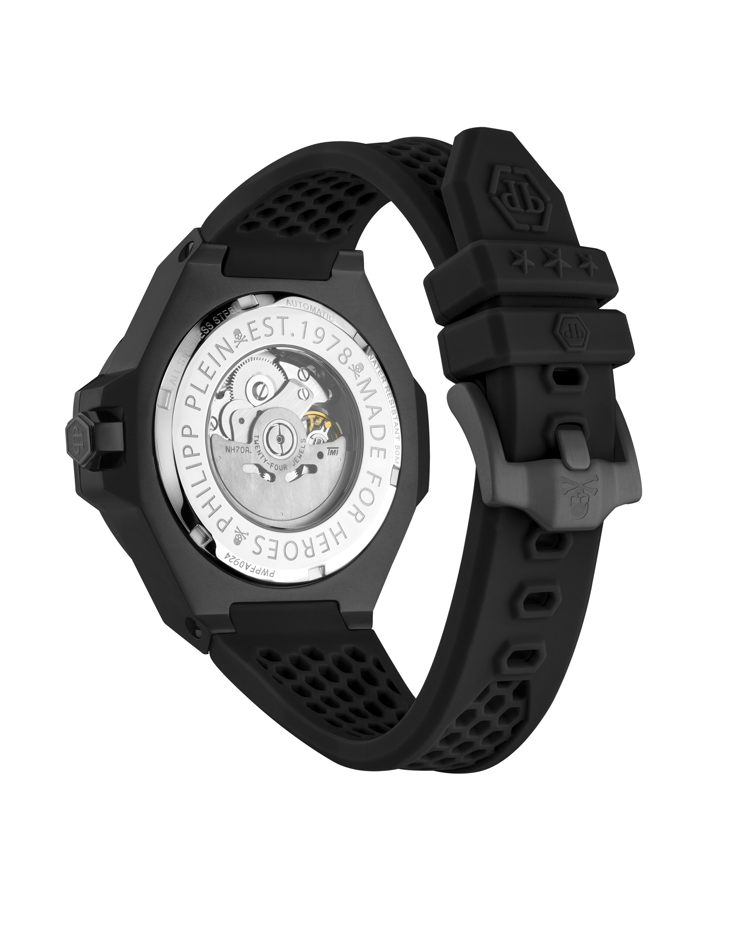 Philipp Plein - Reloj analógico ' Skeleton Royal ' en negro