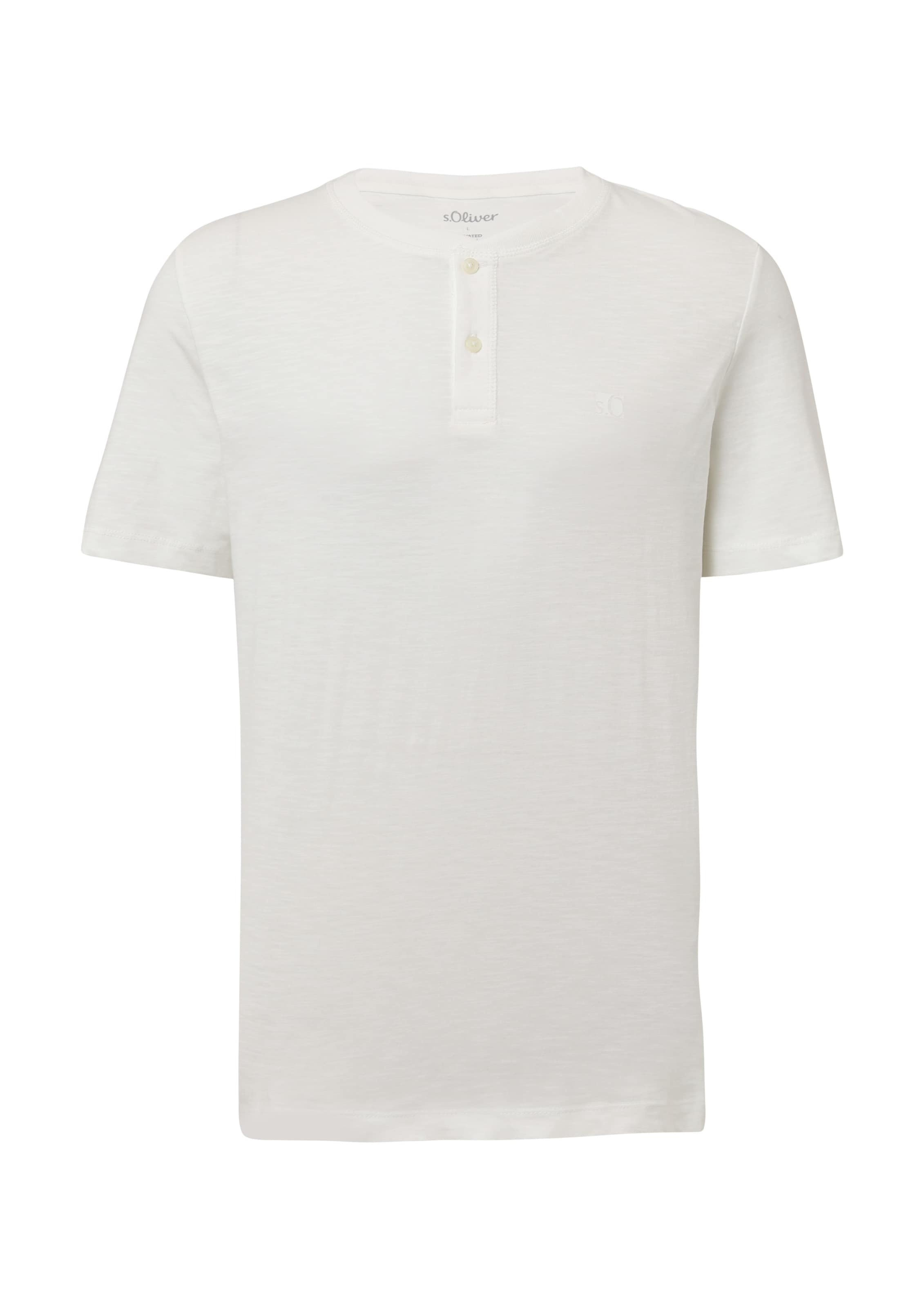 T-Shirt s.Oliver en blanc : devant