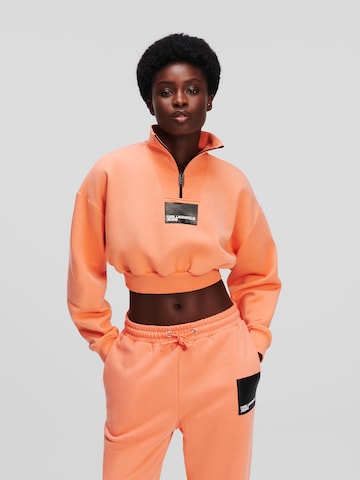 KARL LAGERFELD JEANS Sweatshirt in Oranje: voorkant