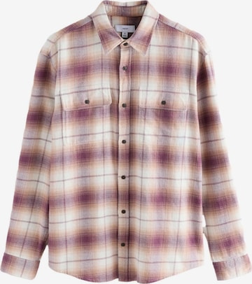 NextRegular Fit Košulja - smeđa boja: prednji dio