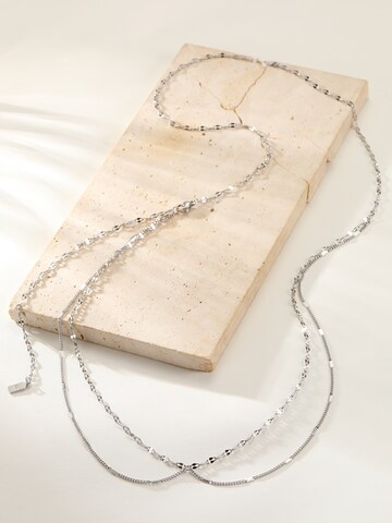 Hey Happiness - Cadena 'Celesto' en plata