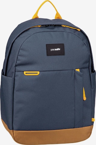 Pacsafe Backpack 'GO' in Blue: front