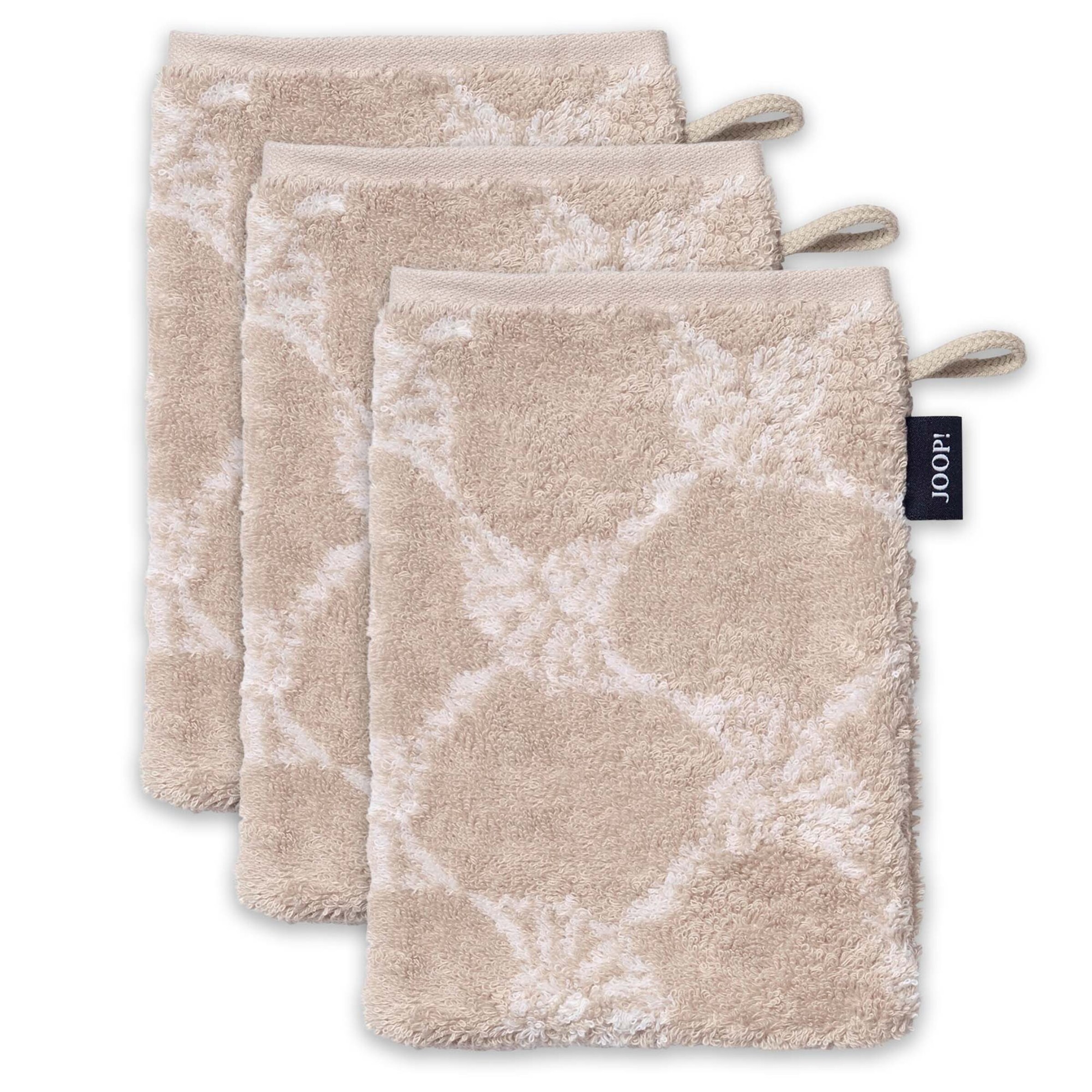 Gant de toilette JOOP! en beige : devant