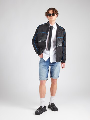 HUGO Regular Jeans i blå