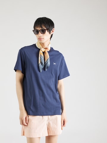 Iriedaily - Camiseta en azul: frente