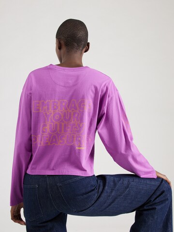 T-shirt Harper & Yve en violet : devant