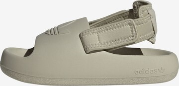 ADIDAS ORIGINALS Sandals 'Adifom Adilette' in Beige: front