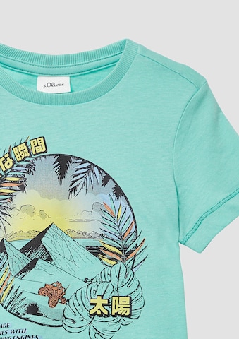 s.Oliver T-Shirt in Grün